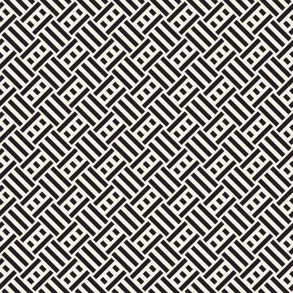 Abstrakcyjny Wzór Geometryczny Kratką Paski Bezszwowe Tło Monochromatyczne Stylowy Tekstura — Wektor stockowy