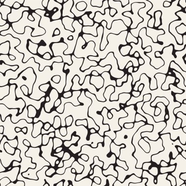 Gürültü soyut doku. Retro arka plan tasarlamak. Vektör sorunsuz siyah-beyaz desen.