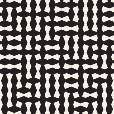 Kesintisiz geometrik kafes desen. Düzensiz soyut kılavuz arka plan. Şık kaotik vektör doku