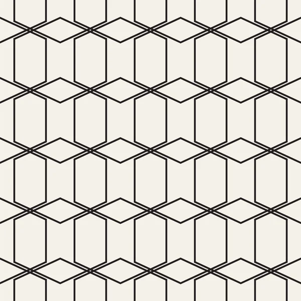 Vektornahtloses Liniengittermuster Abstrakte Geometrische Hintergrundgestaltung Stylische Gitterstruktur — Stockvektor