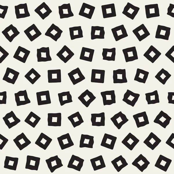 Şık Doodle dağınık şekiller. Sanatsal elle çizilmiş doku. Vektör sorunsuz siyah ve beyaz serbest desen