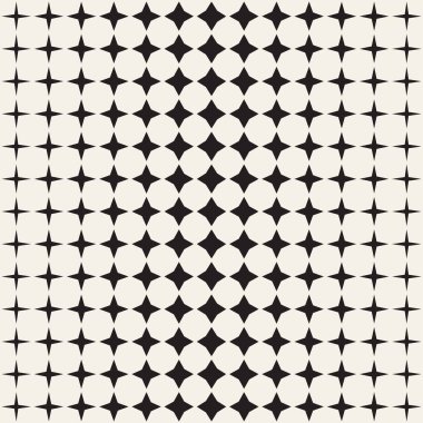 Geometrik sorunsuz yıldız şekiller desen. Yarı ton Gradient etkisi. Yinelenen arka plan doku. Şık vektör çizim