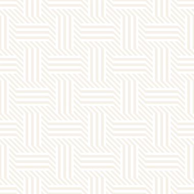 Vektör Seamless modeli. Modern şık titreşim satırları doku. Geometrik çizgili süsleme. İnce doğrusal örgüler