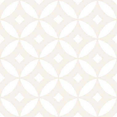 Vektör sorunsuz ince geometrik yuvarlak hatları desen. Geometrik arka plan tasarlamak