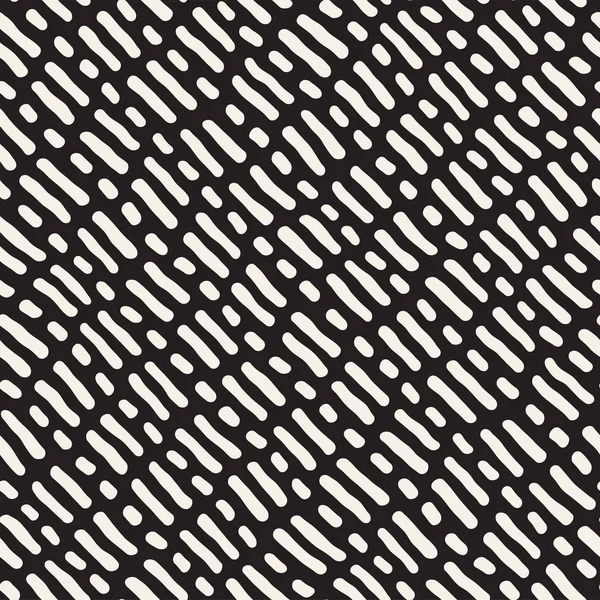 Abstrakter Hintergrund Mit Gerundeten Pinselstrichen Monochrom Handgezeichnete Textur Mit Geschwungenen — Stockvektor
