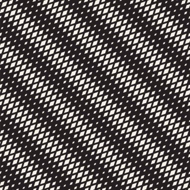 Yinelenen dikdörtgen şekli yarı ton. Modern geometrik kafes doku. Vektör Dikişsiz tek renkli desen