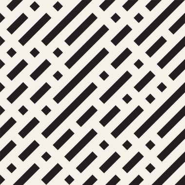 Çağdaş grafik fayans düzensiz labirent şekiller. Geometrik arka plan tasarlamak. Vektör sorunsuz siyah-beyaz desen.