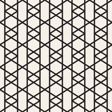 Vektör kesintisiz çizgi Kılavuz deseni. Geometrik arka plan tasarlamak. Şık örgü Textur