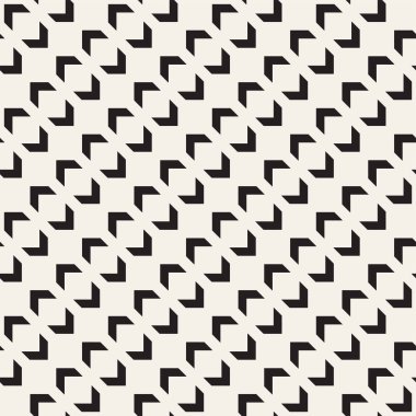 Sorunsuz oyma desen. Stilize kafes tekrarladı. Simetrik geometrik soyut duvar kağıdı. Kafes etnik motif. Vektör çizim