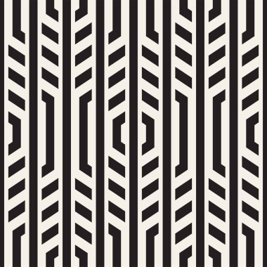 Vektör Seamless modeli. Modern geometrik doku. Yinelenen kafes arka plan. Doğrusal kılavuz çizgili altıgen elemanları.