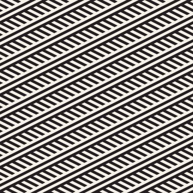Paralel çizgiler titreşim. Vektör Dikişsiz tek renkli desen. Geometrik arka plan. 