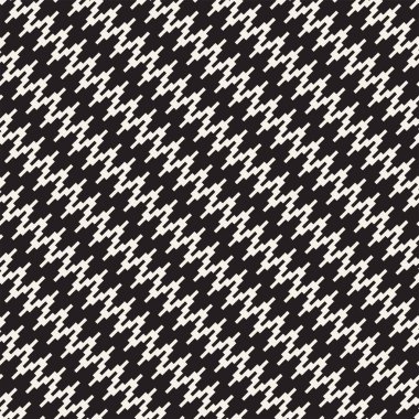 Geometrik tekrarlanabilir kılavuz doku. Vektör Dikişsiz örgü desen. Tek renkli zikzak sinirli satırları arka plan soyut