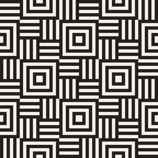 Stilvolle Linien Verwirren Gitter Ethnisch Einfarbige Textur Abstrakte Geometrische Hintergrundgestaltung — Stockvektor