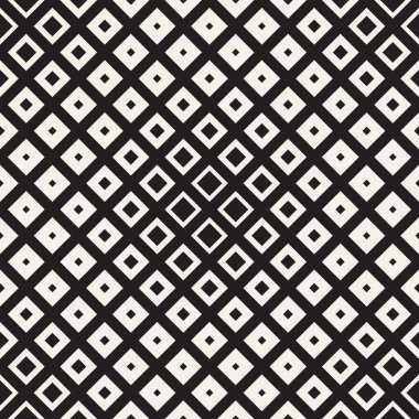 Geometrik dikdörtgen karolar yinelenen. Şık tek renkli kafes. Vektör Seamless Modeli. 