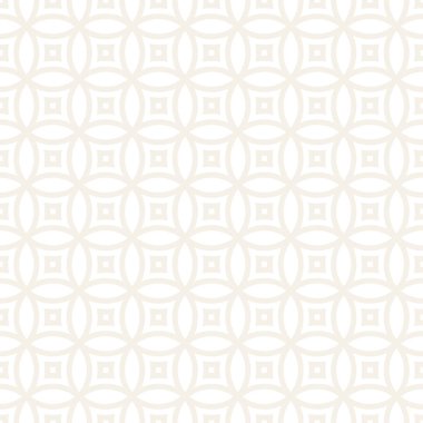 Vektör sorunsuz ince geometrik yuvarlak hatları desen. Geometrik arka plan tasarlamak