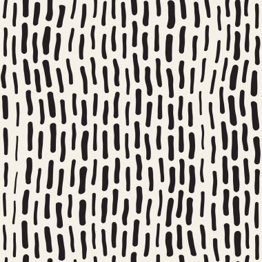 Arka arka plan ile yuvarlak fırça darbeleri. Tek renkli elle çizilmiş doku, dalgalı çizgilerle. Doodle vektör Seamless Modeli.