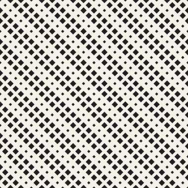Yinelenen dikdörtgen şekli yarı ton. Modern geometrik kafes doku. Vektör Dikişsiz tek renkli desen