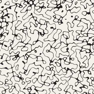 Gürültü soyut doku. Retro arka plan tasarlamak. Vektör sorunsuz siyah-beyaz desen.