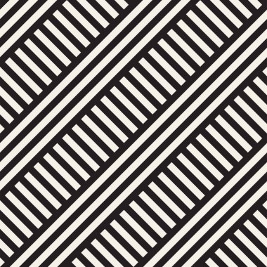 Paralel çizgiler titreşim. Vektör Dikişsiz tek renkli desen. Geometrik arka plan. 