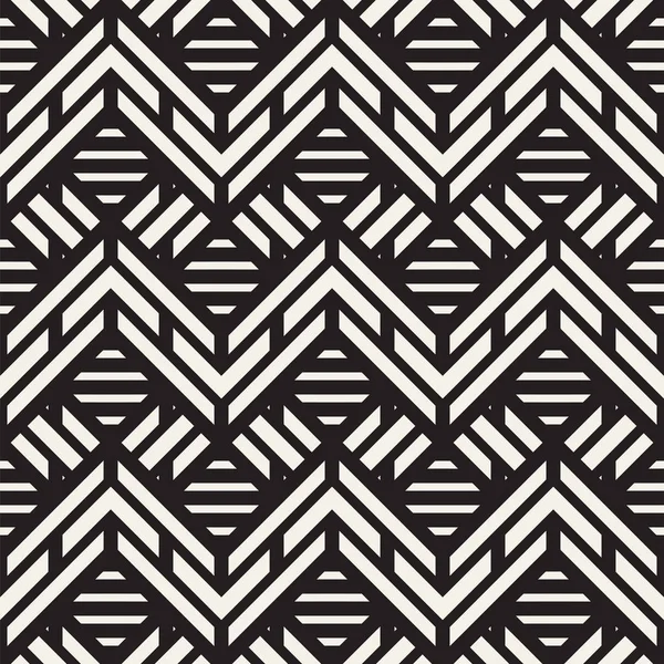 Vector Seamless Black White Trendy Pattern Modern Stylish Repeating Texture — Stock Vector