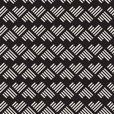 Çizgili kusursuz bir desen. Vektör soyut arkaplanı. Şık geometrik kafes yapısı.