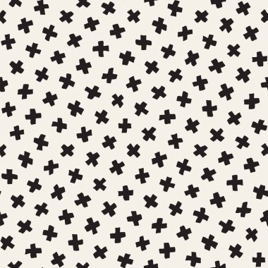 Vektör Seamless modeli. Dağınık geometrik şekiller ile arka plan.