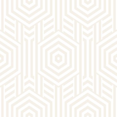 Vektör Seamless modeli. Yinelenen kafes arka plan. Doğrusal kılavuz çizgili altıgen elemanları.