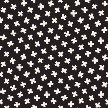 Vektör Seamless modeli. Dağınık geometrik şekiller ile arka plan.