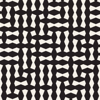 Kesintisiz geometrik kafes desen. Düzensiz soyut kılavuz arka plan. Şık vektör doku