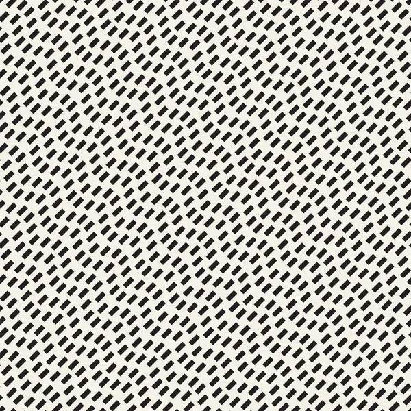 Halftone Edgy Lines Mosaic Endless Texture élégante. Modèle noir et blanc sans couture vectoriel — Image vectorielle