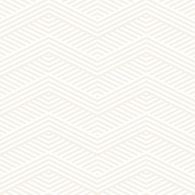 Soyut zikzak paralel çizgiler. Şık etnik süsleme. Vektör Seamless Modeli