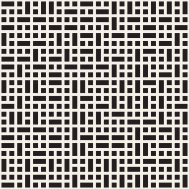 Vektör seamless modeli. Yinelenen doku kafes. Doğrusal kılavuz kaotik şekillerle birlikte. Şık geometrik kafes tasarımı