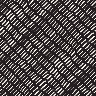 Arka arka plan ile yuvarlak fırça darbeleri. Doodle vektör Seamless Modeli.