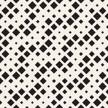 Yinelenen dikdörtgen yarı ton. Modern geometrik kafes doku. Vektör Dikişsiz tek renkli desen