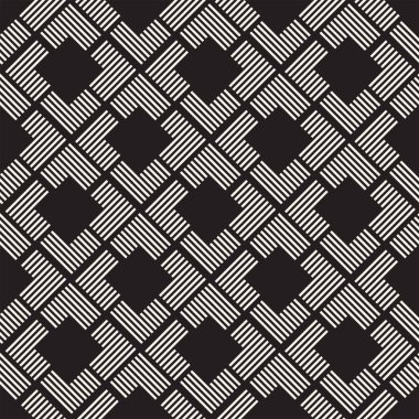 Dikişsiz desen çizgili. Vektör arka plan. Şık kafes yapısı