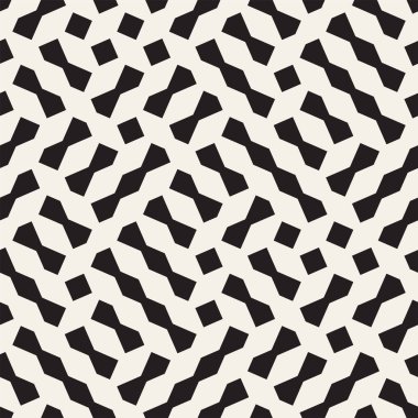 Kesintisiz geometrik kafes desen. Düzensiz soyut kılavuz arka plan. Şık vektör doku
