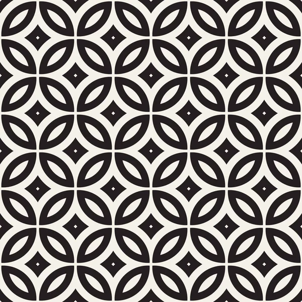 Vektör sorunsuz siyah ve beyaz geometrik çizgiler desen. Geometrik arka plan tasarlamak