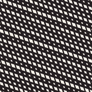 Yinelenen dikdörtgen yarı ton. Modern geometrik kafes doku. Vektör Dikişsiz tek renkli desen