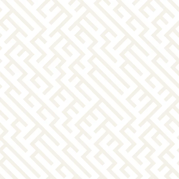 Irregular laberinto formas baldosas diseño gráfico contemporáneo. Patrón blanco y negro sin costura vectorial — Vector de stock