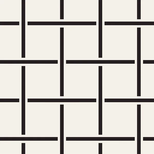 Sömlös vävda ränder lattice mönster. Modern elegant textur. Upprepande abstrakt bakgrund med interlacing linjer. Enkelt rutnät — Stock vektor