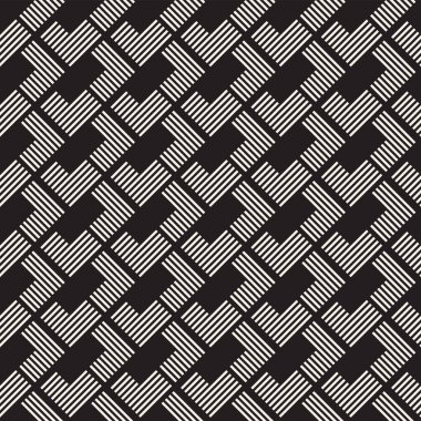 Dikişsiz desen çizgili. Vektör arka plan. Şık geometrik kafes yapısı.