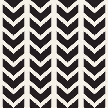 Sorunsuz vektör desen. Soyut geometrik kafes arka plan. Ritmik zikzak yapısı. Tek renkli şık doku çizgilerle.