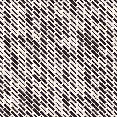 Vektör sorunsuz siyah ve beyaz düzensiz çizgi dikdörtgenler. Geometrik arka plan tasarlamak