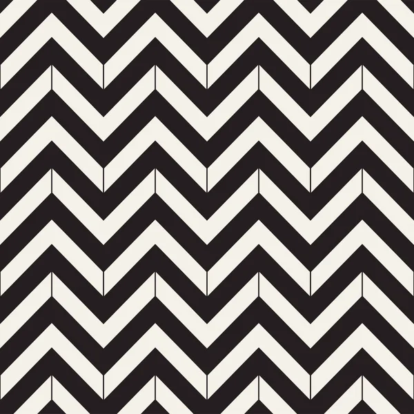 Nahtlose Vektormuster. abstrakter geometrischer Gitterhintergrund. rhythmische Zickzackstruktur. monochrome Textur mit Chevron-Linien — Stockvektor