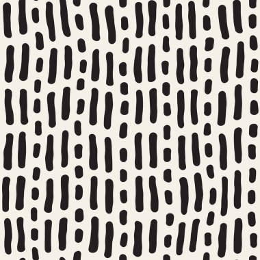 Arka arka plan ile yuvarlak fırça darbeleri. Doodle vektör Seamless Modeli.