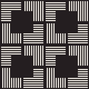 Dikişsiz desen çizgili. Vektör arka plan. Şık kafes yapısı