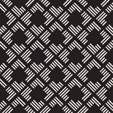 Dikişsiz desen çizgili. Vektör arka plan. Şık kafes yapısı