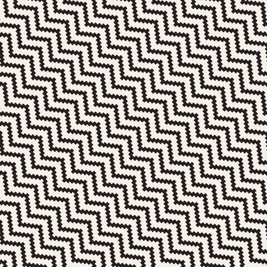 Yarı ton sinirli satırları sonsuz şık doku Mozaik. Vektör sorunsuz siyah-beyaz desen