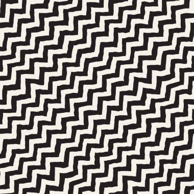 Sorunsuz dalgalı el çekilmiş çizgili desen. Yinelenen vektör doku.