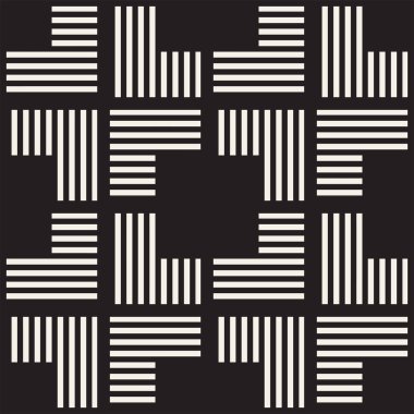 Dikişsiz desen çizgili. Vektör arka plan. Şık kafes yapısı